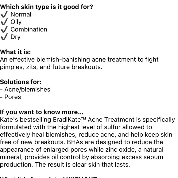 Kate Somerville Pimple Cream - Picture 2 of 3